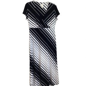 Chicos Stretch Knit Maxi Dress EUC